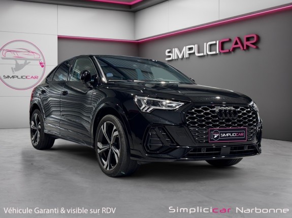 Audi q3 sportback 35 tdi 150 ch s tronic 7 s line carplay sieges chauffant garantie constructeur 2027 occasion simplicicar...