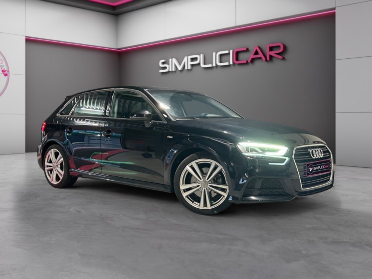 Audi a3 sportback 40 tfsi 190 s line ext -s tronic 7 - garantie 1 an - tbeg - entretien audi occasion  simplicicar nord isere...