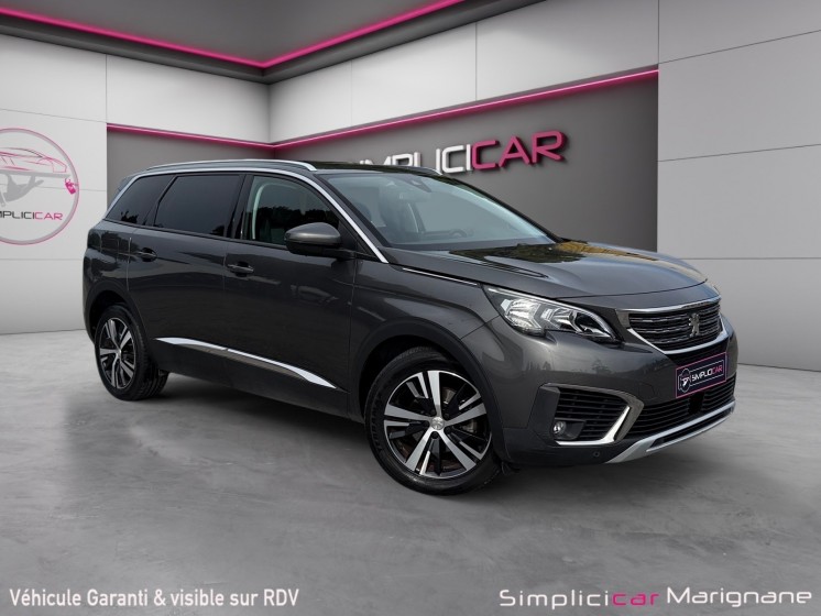 Peugeot 5008 bluehdi 130ch ss eat8 allure - suivi peugeot - clim auto - gps - regulateur / limiteur vitesse - garantie 12...