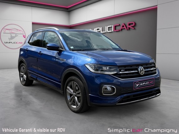 Volkswagen t-cross 1.0 tsi 115 start/stop dsg7 r-line - garantie 12mois - carplay - entretien a jour - radar av/ar - acc...