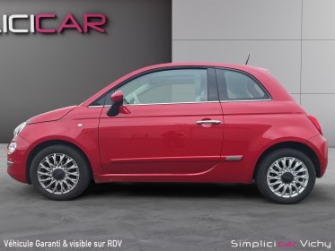Fiat 500 1.2 8v 69 ch lounge toit panoramique garantie 12 mois occasion simplicicar vichy simplicicar simplicibike france