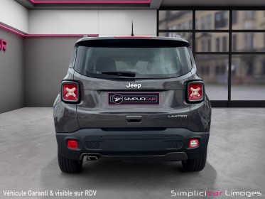 Jeep renegade 1.6 i multijet 130 ch bvm6 limited garantie 12 mois occasion simplicicar limoges  simplicicar simplicibike france