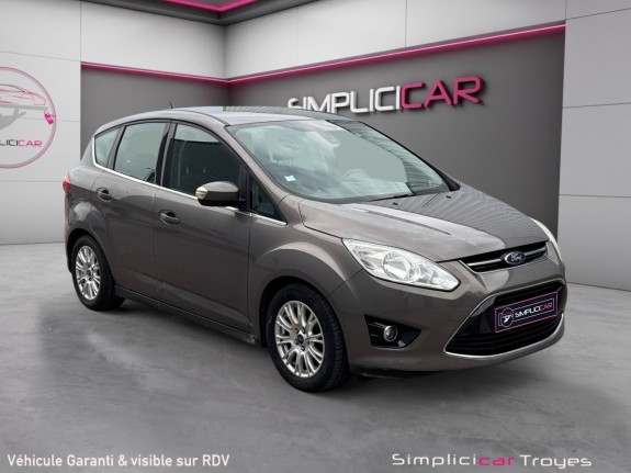 Ford c-max 1.6 ti-vct 105 titanium clim auto régulateur bluetooth garantie 12 mois occasion troyes simplicicar simplicibike...