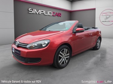Volkswagen golf cabriolet 1.6 tdi 105 carat edition //garantie 12 mois// occasion simplicicar lille  simplicicar simplicibike...