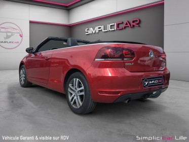 Volkswagen golf cabriolet 1.6 tdi 105 carat edition //garantie 12 mois// occasion simplicicar lille  simplicicar simplicibike...