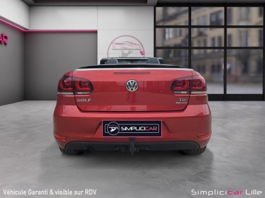 Volkswagen golf cabriolet 1.6 tdi 105 carat edition //garantie 12 mois// occasion simplicicar lille  simplicicar simplicibike...