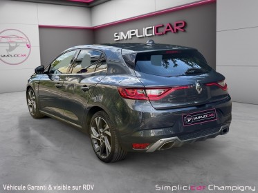 Renault megane iv berline tce 205 energy edc gt - garantie 12mois - silencieux inox - sono bose - 4control - entretien a jour...