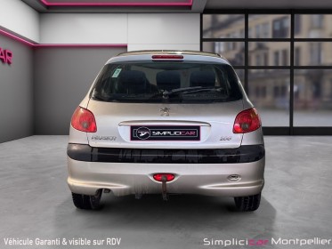 Peugeot 206 1.4e 16v garantie 12 mois occasion montpellier (34) simplicicar simplicibike france