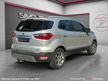 Ford ecosport 1.0 ecoboost 125ch ss bvm6 titanium - radar de recul - carplay - attelage - garantie 12 mois occasion...