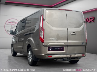Ford transit custom cabine approfondie 300 l1h1 2.0 ecoblue 170 ss bva limited tva recuperable occasion simplicicar beaune...