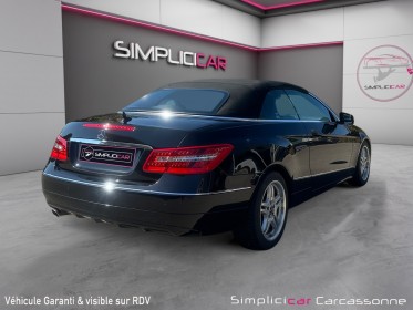 Mercedes classe e cabriolet 200 cgi blueefficiency executive a occasion simplicicar carcassonne simplicicar simplicibike france