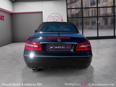 Mercedes classe e cabriolet 200 cgi blueefficiency executive a occasion simplicicar carcassonne simplicicar simplicibike france