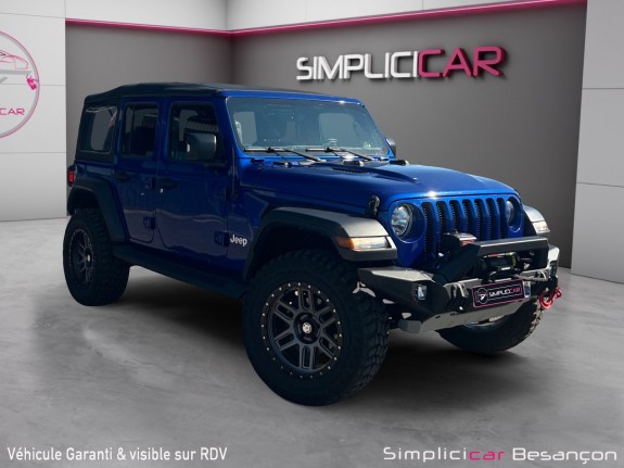 Jeep wrangler unlimited 2.0 l t 272 ch 4x4 bva8 sport occasion simplicicar besanÇon simplicicar simplicibike france