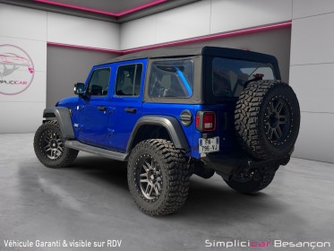 Jeep wrangler unlimited 2.0 l t 272 ch 4x4 bva8 sport occasion simplicicar besanÇon simplicicar simplicibike france