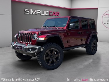Jeep  wrangler 3.6l v6 rubicon occasion simplicicar besanÇon simplicicar simplicibike france