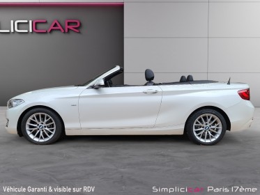 Bmw serie 2 cabriolet f23 218i 136 ch m sport a 1er main entretien complet bmw occasion paris 17ème (75)(porte maillot)...