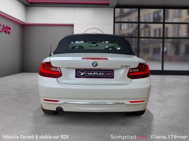 Bmw serie 2 cabriolet f23 218i 136 ch m sport a 1er main entretien complet bmw occasion paris 17ème (75)(porte maillot)...