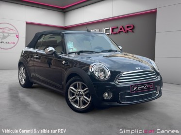 Mini cabriolet r57 d 112 ch cooper pack chili occasion cannes (06) simplicicar simplicibike france