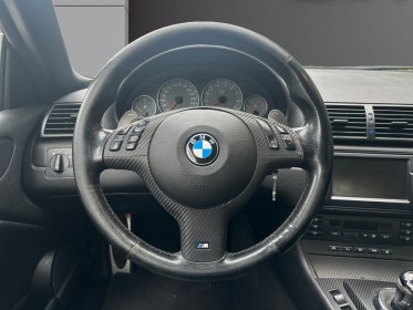 Bmw m3 cab e46 smg 2 343ch - suivi/sièges electriques/cuir/hardtop - moteur neuf - garantie 12 mois occasion simplicicar...
