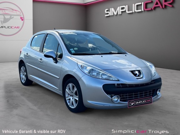 Peugeot 207 1.6 vti 120ch premium régulateur clim auto garantie 12 mois occasion troyes simplicicar simplicibike france