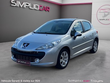 Peugeot 207 1.6 vti 120ch premium régulateur clim auto garantie 12 mois occasion troyes simplicicar simplicibike france