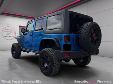 Jeep wrangler 2.8 crd 200cv - 4x4 rock trac unlimited bva rubicon preparée tout terrain occasion simplicicar rennes...