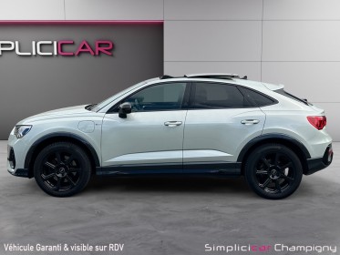 Audi q3 sportback 45 tfsie  245 ch s tronic 6 s line - régulateur adaptatif - toit ouvrant - carplay - siège av chauffants...