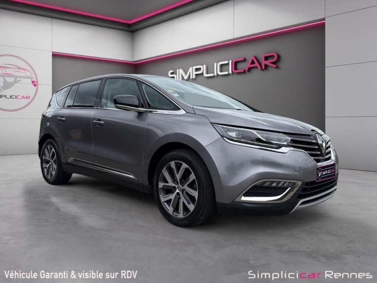Renault espace v 1.6 dci 160ch energy intens edc - 7 places - camera de recul - affichage tête haute - lumière d'ambiance... Renault espace v 1.6 dci 160ch energy intens edc - 7 places - camera de recul - affichage tête haute - lumière d'ambiance...