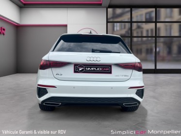 Audi a3 sportback 40 tfsie 204 s tronic 6 s line garantie constructeur occasion montpellier (34) simplicicar simplicibike...