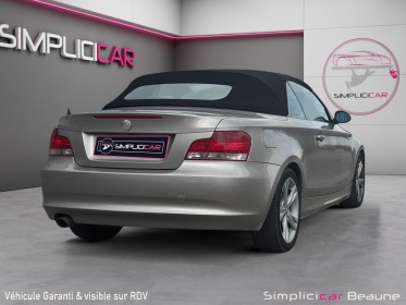 Bmw serie 1 cabriolet e88 120d 177 ch luxe occasion simplicicar beaune simplicicar simplicibike france