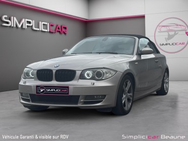 Bmw serie 1 cabriolet e88 120d 177 ch luxe occasion simplicicar beaune simplicicar simplicibike france