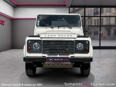 Land rover defender 90 hard top e traction tout terrain permanente siège similicuir différentiel à glissement limité...