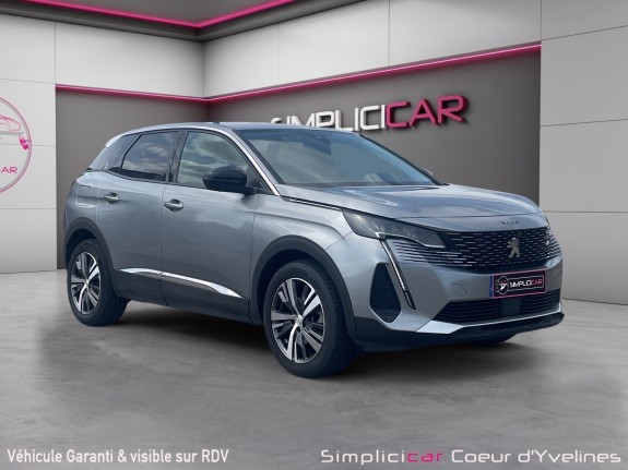 Peugeot 3008 130cv ss eat8 allure - camera 360 - faible kilometrage - carplay occasion simplicicar coeur d'yvelines - auto...