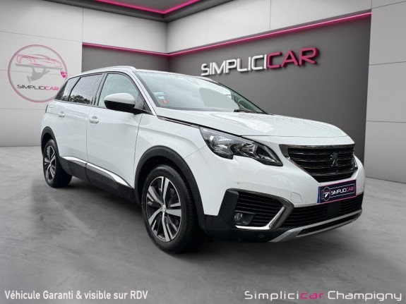 Peugeot 5008 puretech 130ch ss bvm6 allure - gps - carplay - radar / camera de recul - entretien complet peugeot occasion...
