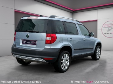 Skoda yeti 1.2 tsi 105 élégance dsg, cuir, sièges élèctriques, garantie 12 mois occasion scl 56 - simplicicar vannes...