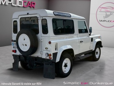 Land rover defender 90 hard top e traction tout terrain permanente siège similicuir différentiel à glissement limité...