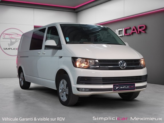 Volkswagen transporter fourgon gn vitre l2h1 2.0 tdi 204 dsg7 caméra de recul 7 places amovibles garantie 12 mois occasion...