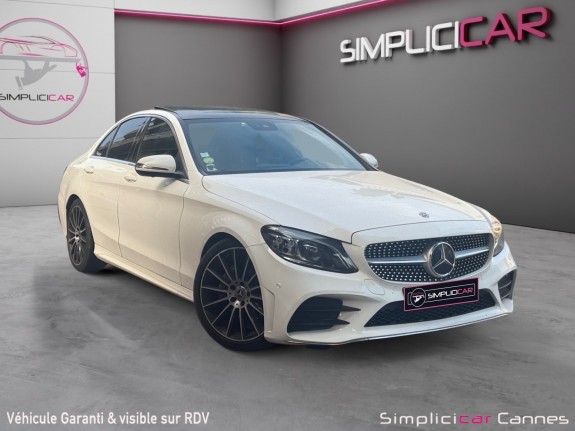 Mercedes classe c 220 d 9g-tronic 4matic amg line occasion cannes (06) simplicicar simplicibike france