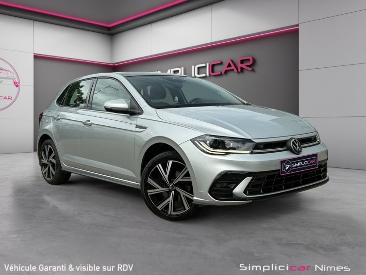 Volkswagen polo 1.0 tsi 110 ss dsg7 r-line - toit ouvrant - caméra de recul - acc - garantie 12 mois occasion simplicicar...