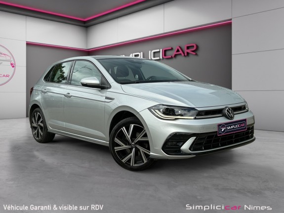 Volkswagen polo 1.0 tsi 110 ss dsg7 r-line - toit ouvrant - caméra de recul - acc - garantie 12 mois occasion simplicicar...