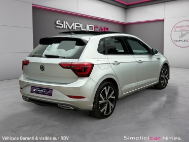 Volkswagen polo 1.0 tsi 110 ss dsg7 r-line - toit ouvrant - caméra de recul - acc - garantie 12 mois occasion simplicicar...