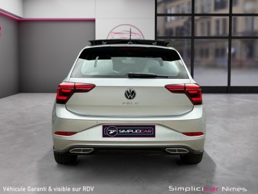 Volkswagen polo 1.0 tsi 110 ss dsg7 r-line - toit ouvrant - caméra de recul - acc - garantie 12 mois occasion simplicicar...
