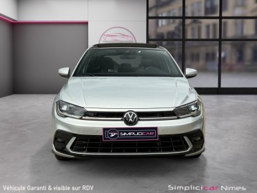 Volkswagen polo 1.0 tsi 110 ss dsg7 r-line - toit ouvrant - caméra de recul - acc - garantie 12 mois occasion simplicicar...