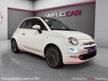 Fiat 500c serie 6 euro 6d 1.2 69 ch eco pack club cuir origine france garantie 12 mois occasion simplicicar nancy simplicicar...