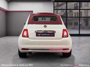 Fiat 500c serie 6 euro 6d 1.2 69 ch eco pack club cuir origine france garantie 12 mois occasion simplicicar nancy simplicicar...