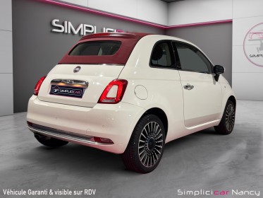 Fiat 500c serie 6 euro 6d 1.2 69 ch eco pack club cuir origine france garantie 12 mois occasion simplicicar nancy simplicicar...