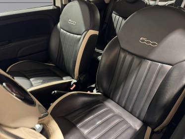 Fiat 500c serie 6 euro 6d 1.2 69 ch eco pack club cuir origine france garantie 12 mois occasion simplicicar nancy simplicicar...