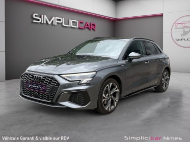 Audi a3 sportback s-line 35 tdi 150 s-tronic - shadow line - volant méplat - garantie 12 mois occasion simplicicar nimes -...