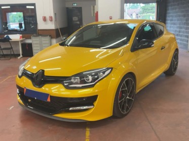 Renault megane iii coupe rs 2.0 265ch - en cours d'arrivage - jaune sirius - châssis cup - jantes steev 19 occasion...