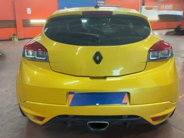 Renault megane iii coupe rs 2.0 265ch - en cours d'arrivage - jaune sirius - châssis cup - jantes steev 19 occasion...